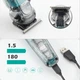 Беспроводная машинка для стрижки + 5 насадок, с USB, VGR V949, Синяя / Мужской триммер / Триммер для стрижки волос - изображение 7