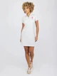 Платье-футболка короткое летнее женское U.S. Polo Assn 215928-ZH00A(SUMMER OATMEAL) XS Серое (786662325001) - изображение 3