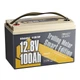 Комплект резервного живлення 500W 1280Wh: інвертор з функцією ДБЖ Kraft KRF-AVR600VA/500W-12V + акумуляторна батарея LiFePO4 12.8V 100Ah з Bluetooth Low-temp Power Queen P12V100-100-LTP-BT-4-A100 тягова (44-00518-42-00094) - изображение 3