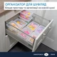 Контейнери з кришками 1,5 л комплект 12 шт, прозорі лотки для їжі, судки для зберігання штабельовані пластикові для холодильника - зображення 3