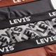 Набір трусів боксерів чоловічих бавовняних Levi`s 504596299 M 3 шт Теракотовий/Сірий/Темний сірий (1159865258) - зображення 2