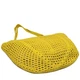 Плетена літня сумка текстиль VivaVerba жовтий 2011 yellow - изображение 3
