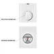 Бойлер Mixxus Round Wet EWH-07030 1,5 кВт 30л мокрый ТЭН, вертикальный, белый (WH0600) - изображение 2
