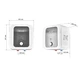 Бойлер Mixxus Small Over EWH-1110 1,5 кВт 10л мокрый ТЭН, над мойкой, белый (WH0606) - изображение 4