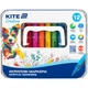 Набор акриловых маркеров Kite Creative 12 шт с жидкими чернилами K-1161 - изображение 1