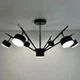 Люстра потолочная LUMINARIA MARY 7xGX53 BLACK/CHROME 220V IP20 - изображение 3