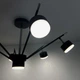 Люстра потолочная LUMINARIA MARY 7xGX53 BLACK/CHROME 220V IP20 - изображение 4