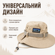 Панама унисекс коричневого цвета универсальная - изображение 3