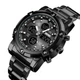 Чоловічий годинник 1389BK All Black, Skmei - зображення 2