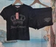 Піжама Juicy Couture Women's 2 Piece Velvet Fleece Short Sleeve Shirt and Pajama Shorts Lounge Sleepwear Set чорна розмір M - зображення 1