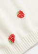 Кофта-топ з коротким рукавом XL(175/116), белый/клубника (209353-3) - изображение 2