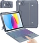 Чехол с клавиатурой Nillkin для iPad A16 11'' и 10 9'' Серый трекпад 7 цветов подсветки - изображение 1
