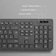 Набор клавиатуры и мыши Rii черный QWERTZ 2 4G бесшумный - изображение 3