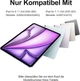 Чехол-клавиатура IVEOPPE iPad Air 13 M4 мятный QWERTZ подсветка - изображение 2
