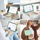 Чехол-клавиатура IVEOPPE iPad Air 13 M4 мятный QWERTZ подсветка - изображение 7
