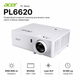 Проектор лазерный Acer PL6620 DLP WUXGA 6000 ANSI лм HDMI LAN White (MR.JXJ11.001) - изображение 1