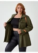 Куртка джинсова весняно-осіння 1XL, зелений (903068-3) - изображение 4