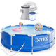 Каркасный бассейн Intex 28202 305х76 см. Metal Frame Pool Круглый бассейн 4485 л с фильтр-насосом для дачи - изображение 7