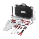 INTERTOOL ET-7145 Набор инструментов, проф., 1/2" + 1/4", Cr-V, 145 ед., головки: 4-32 мм, биты 43 ед., ключи: 6-27 мм, кейс - изображение 2