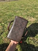 Жіноча коричнева сумка Coach Micro Bennett Satchel in Signature Canvas з брелоком «Вишеньки». сумка коач з фірмовим візерунком C - изображение 6