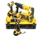 Набор 4в1 в кейсе DeWalt (Шуруповер DCD996 + Болгарка DCG413 + Перфоратор DCH263 + Гайковерт DCF922) Шуруповерт аккумуляторный Дрель 48V/6Ah - изображение 7