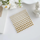 Стразы для лица и макияжа самоклеящиеся имитация пирсинга, Золото, 165 шт - изображение 4