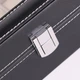 Футляр для хранения часов на 6 отделений с прозрачным окном,шкатулка органайзер для наручных часов черный - изображение 6
