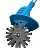 Культиватор Makita MK-1055 48V Ручні культиватори (Культиватори садові) Культиватор для розпушування та прополювання городу (Культиватор городній) - зображення 4