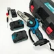 Аккумуляторная мини цепная пила Krafftec 36V 4Ah с двумя аккумуляторами бесщеточным двигателем двумя шинами 15 см тремя цепями автоматической смазкой - изображение 11