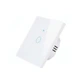 Розумний сенсорний Wi-Fi вимикач Tuya 1 клавіша, з RF 433MHz + Bluetooth, працює з нулем та без нуля, білий, SW1W-R-W - зображення 1