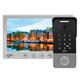 Комплект відеодомофона Light Vision: відеодомофон 7" AMSTERDAM FHD White та відеопанель 2Mp RIO FHD(KEY) Silver - изображение 1