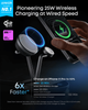 Беспроводное зарядное устройство Anker Prime Wireless Charging Station 25W 3-in-1 MagGo, AirCool, Dock Stand Black (B25X7G11) - изображение 3