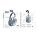 Наушники беспроводные полноразмерные HOCO W35 Max Joy BT5.3 поддержка TF AUX Sky Blue - зображення 2