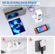 Удлинитель 16 в 1 10A VIYSPNV, электрический удлинитель, 3 метра, с 2 USB A и 2 USB C розетками, защитой от перенапряжения и 3 независимыми выключателями. Белый - изображение 5