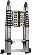 Лестница Dnipro-M TL-238 380см,12сходиток,150кг, телескопическая, шарнирная, алюминий 3.8м - изображение 1