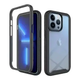 Чехол противоударный для iPhone 15 Pro TPU серый защита от падений и царапин - изображение 4