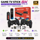 ІгІгрова приставка Game TV Stick 8K Ultra HD Android 11.1 1/8 ГБ з 2 бездротовими джойстиками - зображення 1
