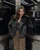 Шуба укороченная - Classyme - S - Черный - (22sh) - изображение 2