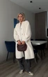 Кардиган молочний на ґудзиках з штучного хутра норки - Classyme - One size - Молочний - (9ka) - зображення 9