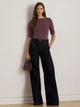 Футболка хлопковая женская Ralph Lauren 90445208 XL Бордовая с принтом (1159864872) - изображение 3