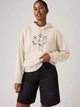 Худи теплое женское Levi`s 753453270 S Бежевое (1159865147) - изображение 1