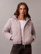 Куртка демисезонная короткая с капюшоном женская Calvin Klein 707130398 XL Серая (1159865313) - изображение 1