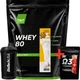 Muskle Grow Whey Protein 2 кг/80% сывороточного белка для набора мышечной массы + Омега 3 (60 капс.) + Шейкер - изображение 1