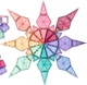 Магнітний конструктор Connetix Pastel Geometry Pack 40 елементів CT-P-00040-GE (0850036293033) - зображення 3