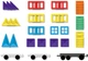 Магнітний конструктор Connetix Transport Pack Rainbow 50 елементів CT-R-00050-TR (0850036293224) - зображення 2
