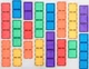 Магнітний конструктор Connetix Rainbow Rectangle Pack 18 елементів CT-R-00018-RE (0850036293286) - зображення 2