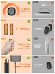 Уцінка Компактна акумуляторна грілка для рук Warmco HeatPrime M02 5000mAh магнітна набір з 2 шт чорна (SKU-177) - изображение 7
