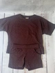 Костюм футболка та шорти дитячий на дівчинку зі стразами Citcit Kids Wear 98р Коричневий (1686) - изображение 4