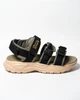 Мужские сандалии Xtep Sandals 975219500002-7 45р 29 см Black/Leaf Green черные с зеленым (11610205) - изображение 5