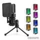 USB конденсаторний мікрофон X1S з RGB-підсвіткою та шумозаглушенням (788963) - изображение 5